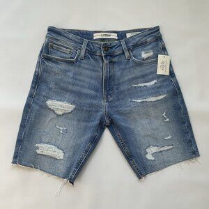 Guess Men's Regular Wyatt Denim Shorts Light Blue Size 30